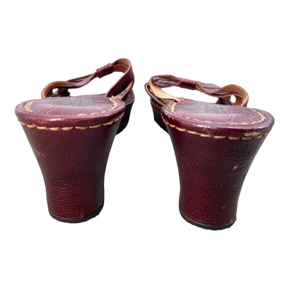 Born Platform Slide-On Sandals Brown Size 8‎ - Picture 5 of 7